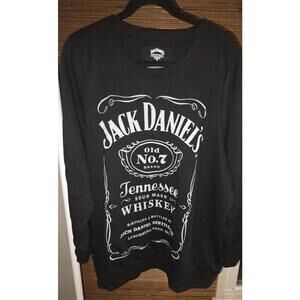 Jack Daniel's Tennessee Whiskey Black Long Sleeve Shirt Sz XL